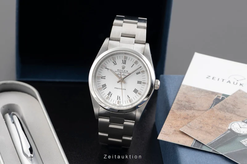 Rolex Air King steel automatic men's watch 14000 [2601386]