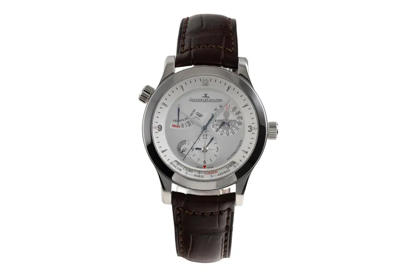 Jaeger LeCoultre Master Geographic steel automatic men's watch Q1508420 ,147.8.57.S [2601288]