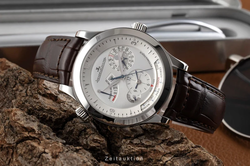 Jaeger LeCoultre Master Geographic steel automatic men's watch Q1508420 ,147.8.57.S [2601288]