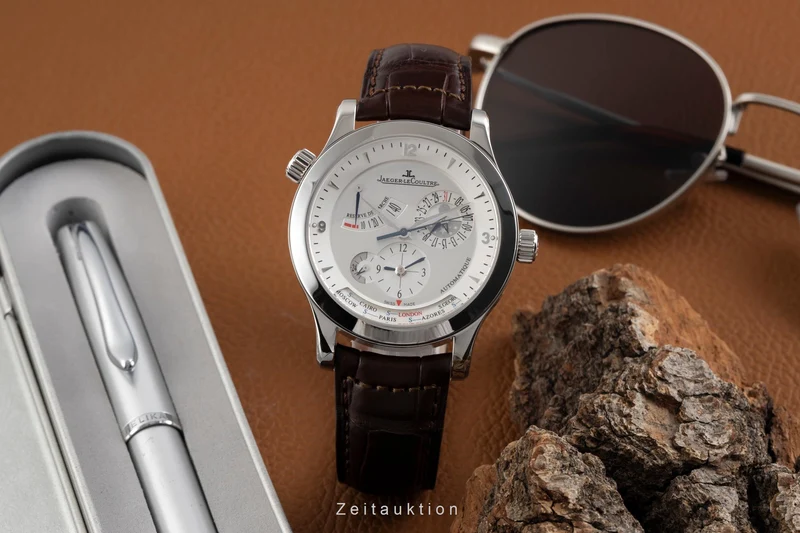 Jaeger LeCoultre Master Geographic steel automatic men's watch Q1508420 ,147.8.57.S [2601288]