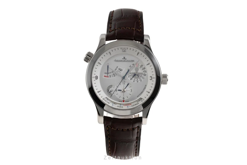 Jaeger LeCoultre Master Geographic steel automatic men's watch Q1508420 ,147.8.57.S [2601288]