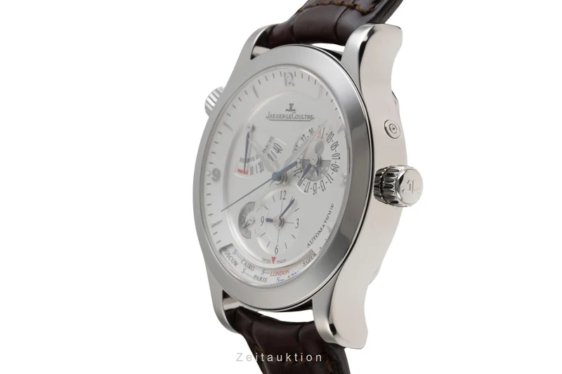 Jaeger LeCoultre Master Geographic steel automatic men's watch Q1508420 ,147.8.57.S [2601288]
