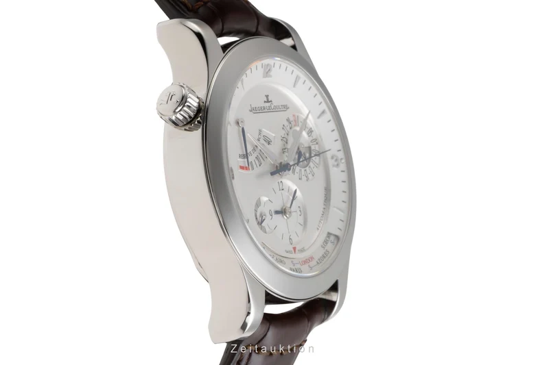 Jaeger LeCoultre Master Geographic steel automatic men's watch Q1508420 ,147.8.57.S [2601288]