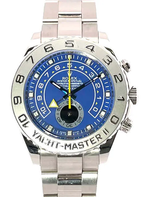 Rolex Yacht-Master II 116689 Weißgold Blaken Zifferblatt