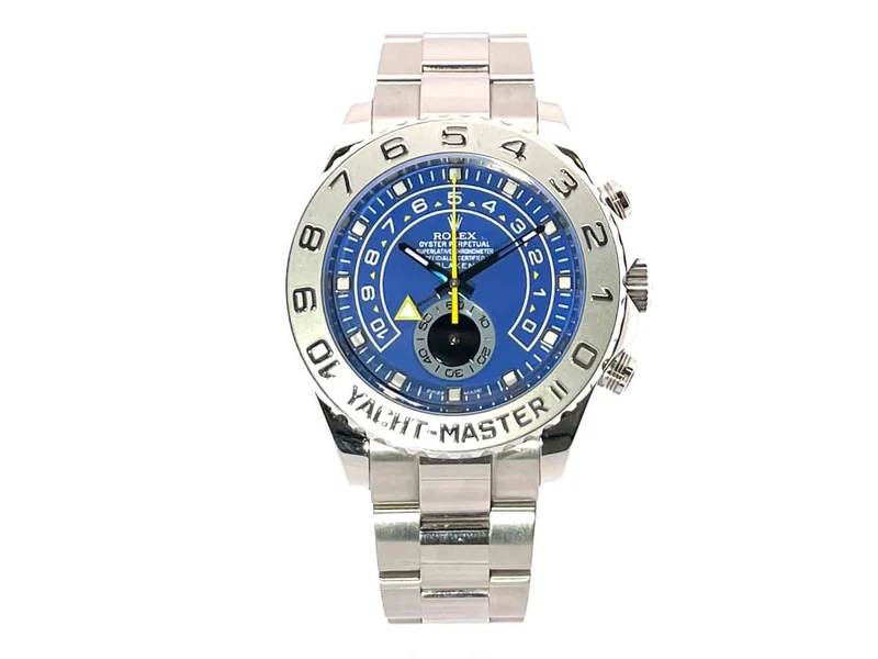 Rolex Yacht-Master II 116689 Weißgold Blaken Zifferblatt