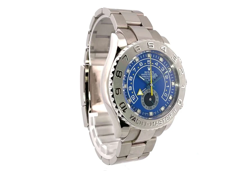 Rolex Yacht-Master II 116689 Weißgold Blaken Zifferblatt