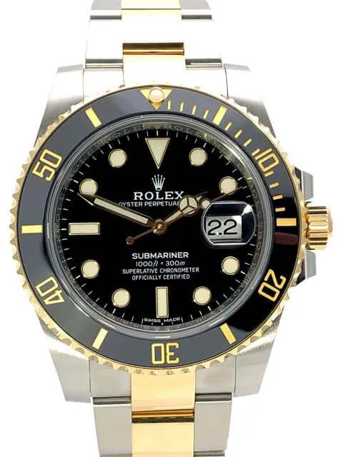 Rolex Submariner Date 116613LN ungetragen aus 2019