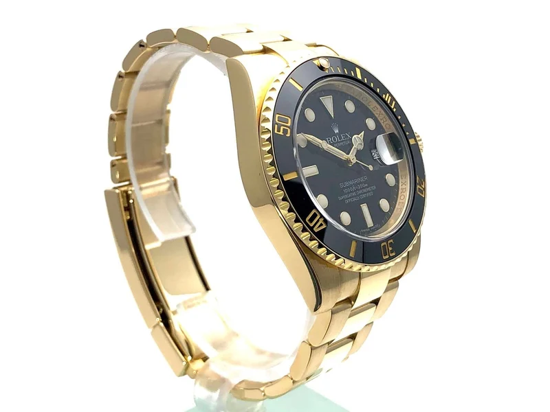 Rolex Submariner Date Gelbgold 116618LN aus 2009