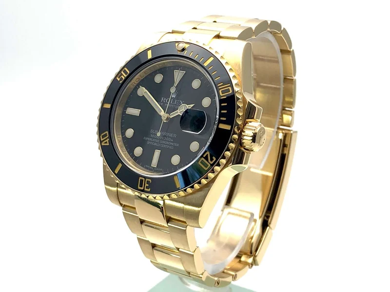 Rolex Submariner Date Gelbgold 116618LN aus 2009
