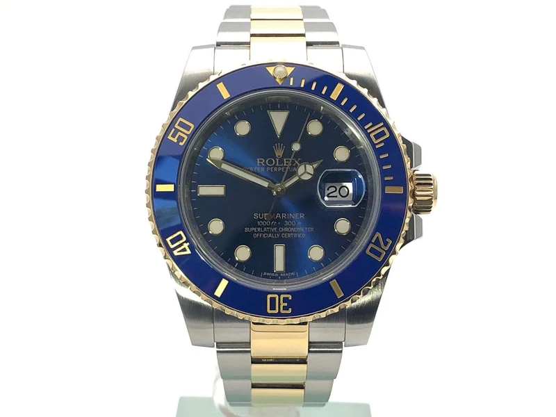 Rolex Submariner Date Edelstahl Gelbgold 116613LB LC100 aus 2015