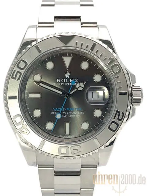 Rolex Yacht-Master 116622 Edelstahl Platin Rhodium aus 2019 LC100