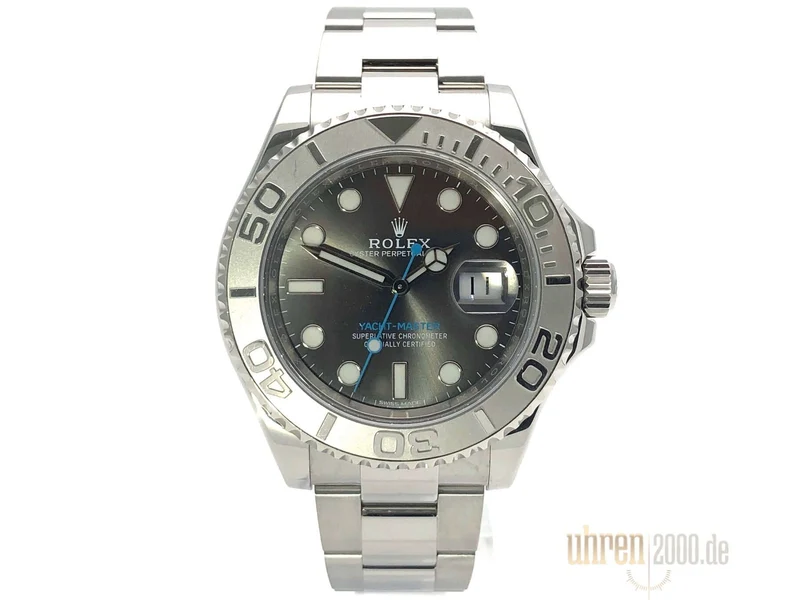 Rolex Yacht-Master 116622 Edelstahl Platin Rhodium aus 2019 LC100