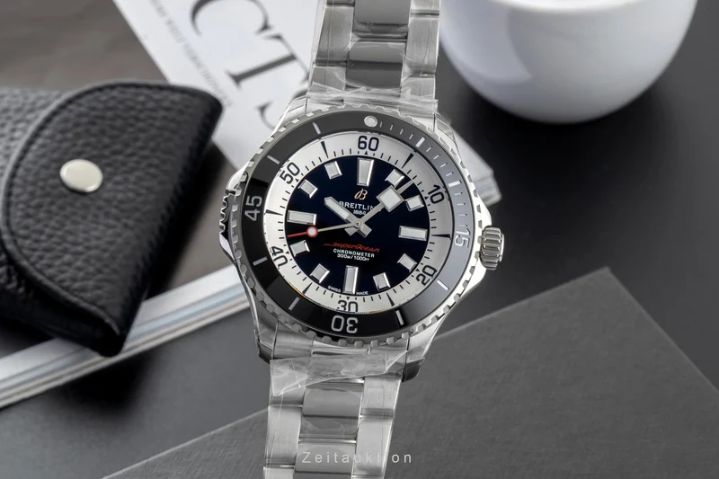 Breitling Superocean steel automatic men's watch A17378211B1A1 LP: 5650EUR [2601344]