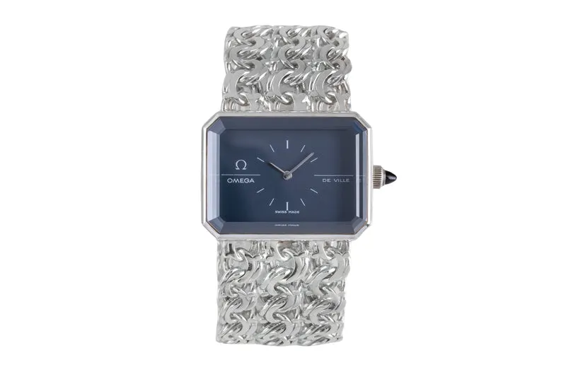 Omega De Ville silver manual winding women's watch 8272 Vintage [2600091]