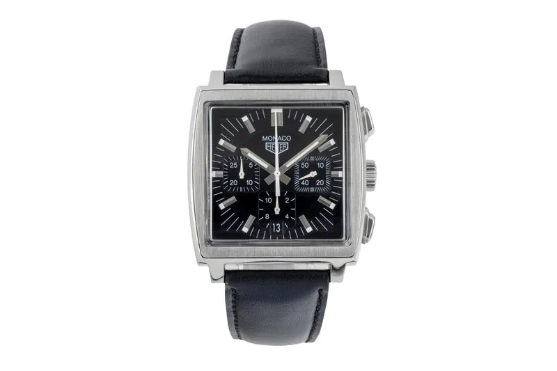 Tag Heuer Monaco chronograph steel automatic men's watch CS2111 [2600759]