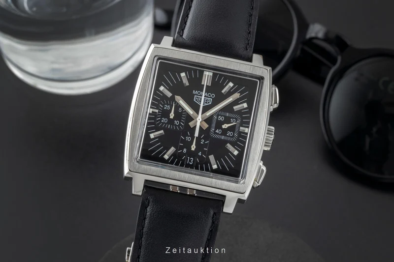 Tag Heuer Monaco chronograph steel automatic men's watch CS2111 [2600759]