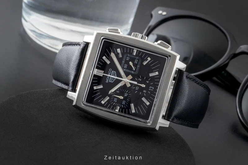 Tag Heuer Monaco chronograph steel automatic men's watch CS2111 [2600759]