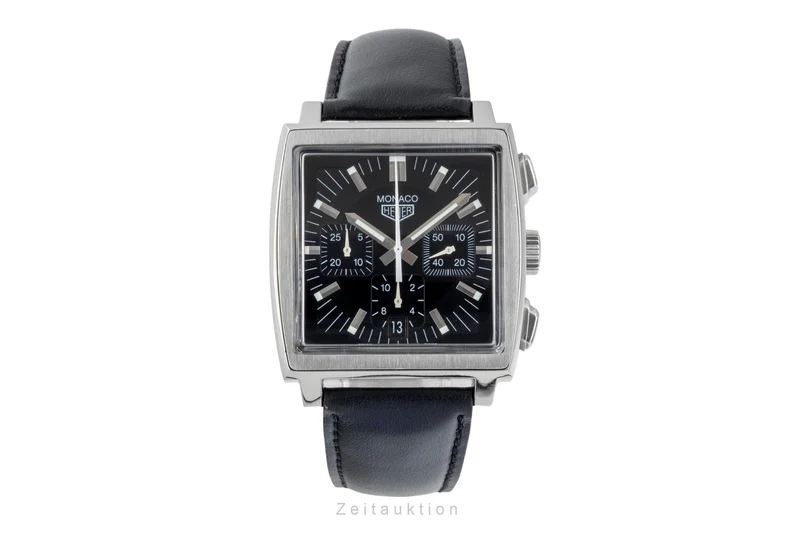 Tag Heuer Monaco chronograph steel automatic men's watch CS2111 [2600759]