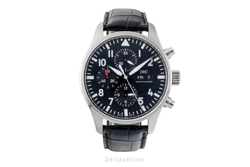 IWC Fliegerchronograph chronograph steel automatic men's watch IW377709 [2601026]