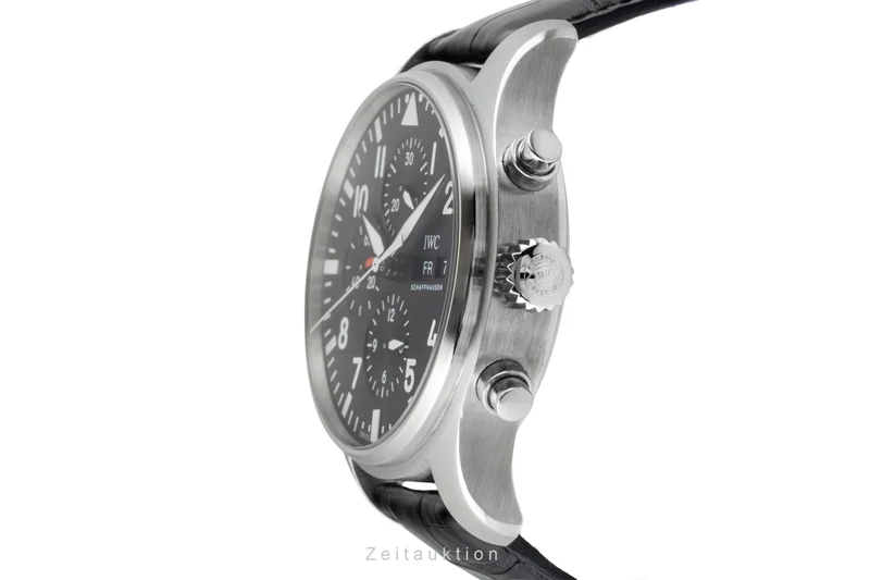IWC Fliegerchronograph chronograph steel automatic men's watch IW377709 [2601026]