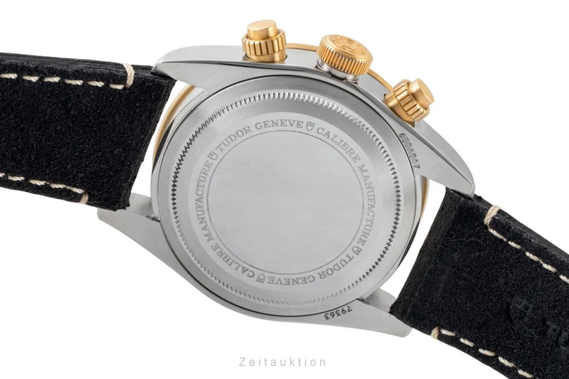 Tudor Heritage Black Bay chronograph steel / gold automatic men's watch 79363N LP: 6790EUR [2601468]