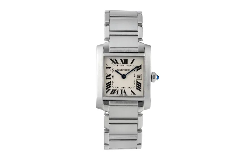 Cartier Tank Francaise steel quartz women's watch W51011Q3 [2601398]