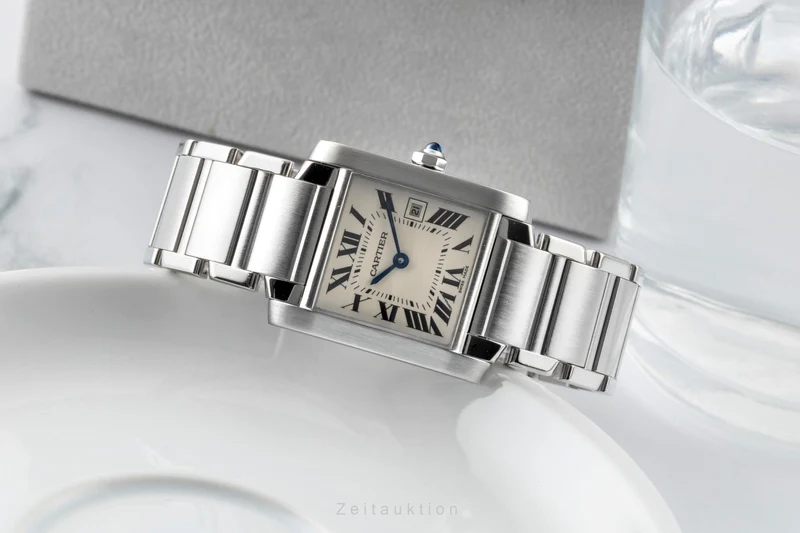 Cartier Tank Francaise steel quartz women's watch W51011Q3 [2601398]