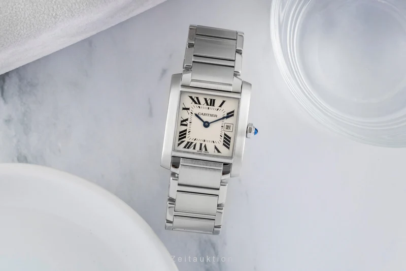 Cartier Tank Francaise steel quartz women's watch W51011Q3 [2601398]