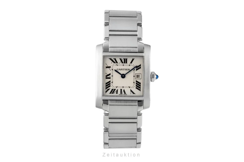 Cartier Tank Francaise steel quartz women's watch W51011Q3 [2601398]