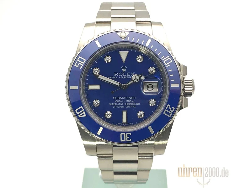 Rolex Submariner Date 116619LB Weißgold Diamant aus 2017 LC100
