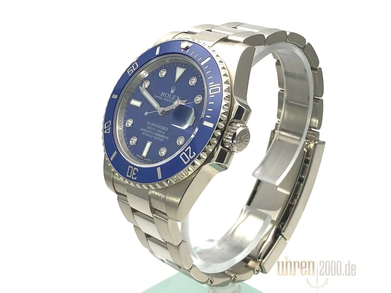 Rolex Submariner Date 116619LB Weißgold Diamant aus 2017 LC100