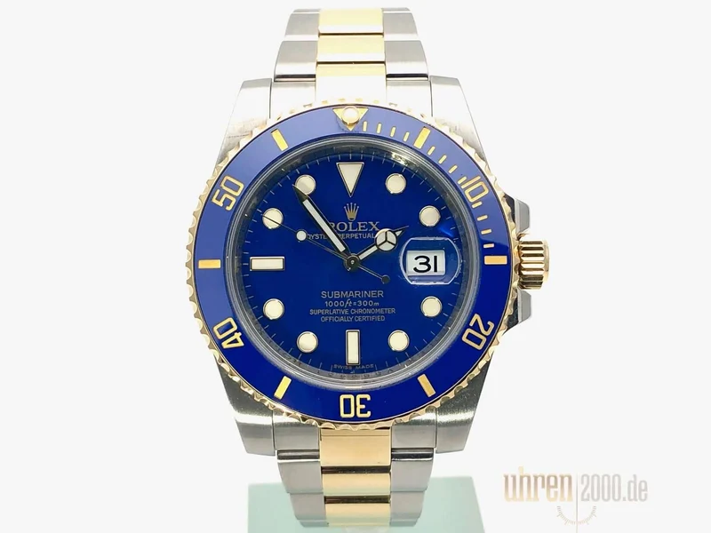 Rolex Submariner Date Edelstahl Gelbgold 116613LB LC100 aus 2010