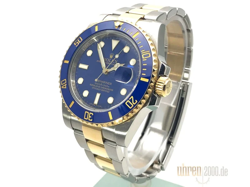 Rolex Submariner Date Edelstahl Gelbgold 116613LB LC100 aus 2010