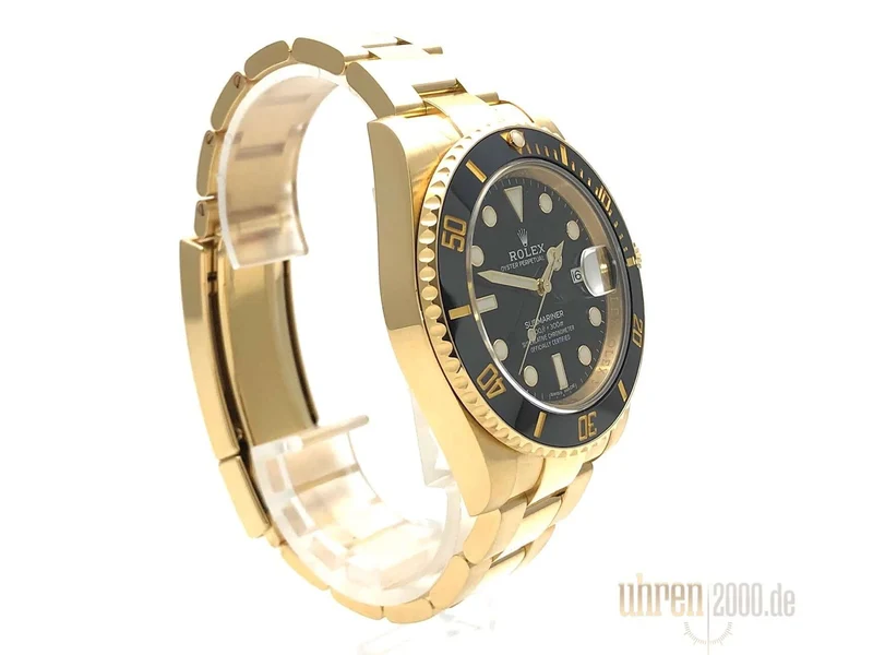 Rolex Submariner Date 116618LN Gelbgold ungetragen aus 2018