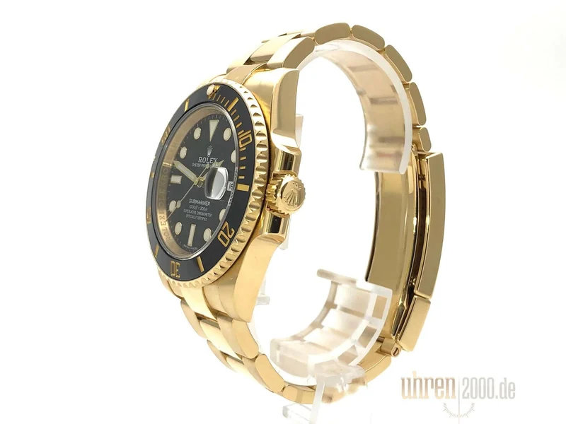 Rolex Submariner Date 116618LN Gelbgold ungetragen aus 2018