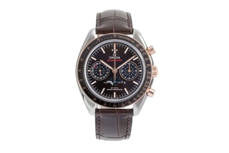 Omega Speedmaster chronograph steel / gold automatic men's watch 304.23.44.52.13.001 LP: 17500EUR [2601226]