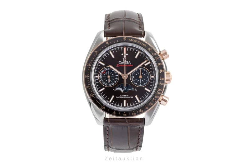 Omega Speedmaster chronograph steel / gold automatic men's watch 304.23.44.52.13.001 LP: 17500EUR [2601226]