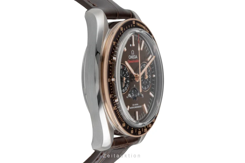 Omega Speedmaster chronograph steel / gold automatic men's watch 304.23.44.52.13.001 LP: 17500EUR [2601226]