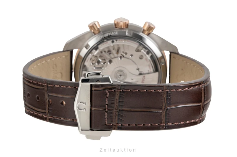 Omega Speedmaster chronograph steel / gold automatic men's watch 304.23.44.52.13.001 LP: 17500EUR [2601226]