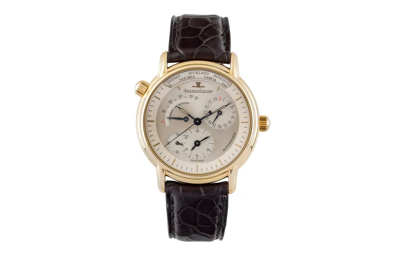 Jaeger LeCoultre Master Geographic 18 ct gold automatic men's watch QA169102 ,169.1.92 [2507210]