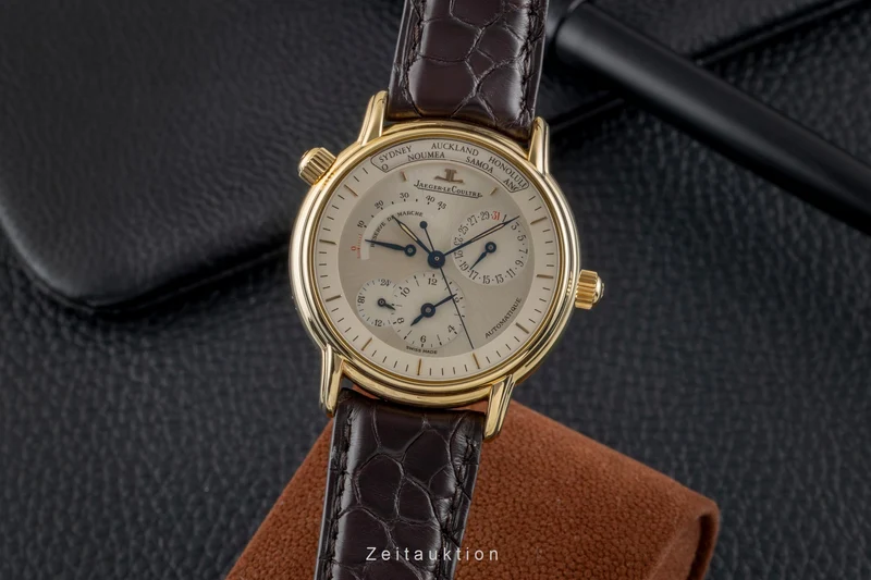 Jaeger LeCoultre Master Geographic 18 ct gold automatic men's watch QA169102 ,169.1.92 [2507210]