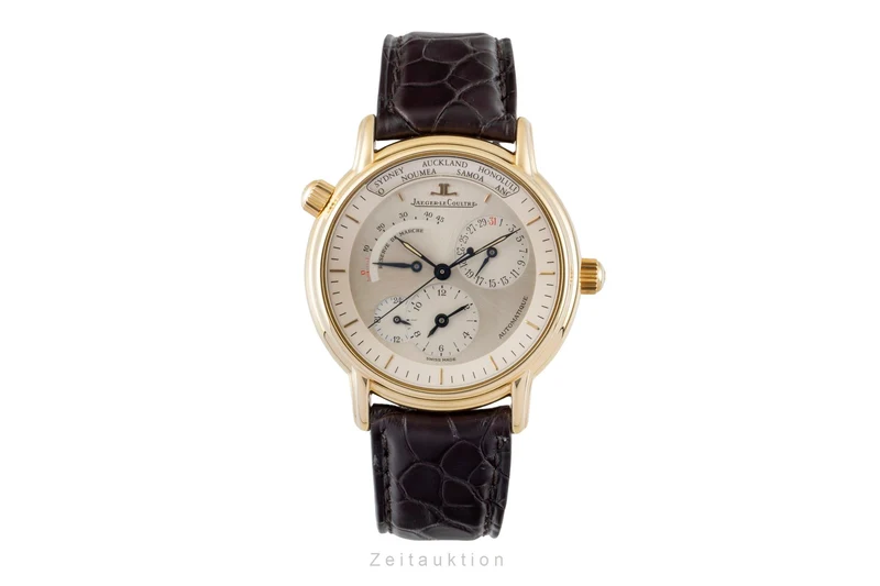 Jaeger LeCoultre Master Geographic 18 ct gold automatic men's watch QA169102 ,169.1.92 [2507210]