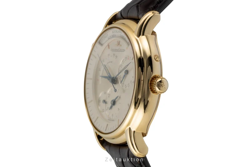 Jaeger LeCoultre Master Geographic 18 ct gold automatic men's watch QA169102 ,169.1.92 [2507210]