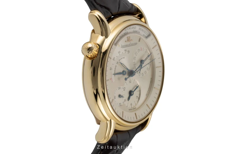 Jaeger LeCoultre Master Geographic 18 ct gold automatic men's watch QA169102 ,169.1.92 [2507210]