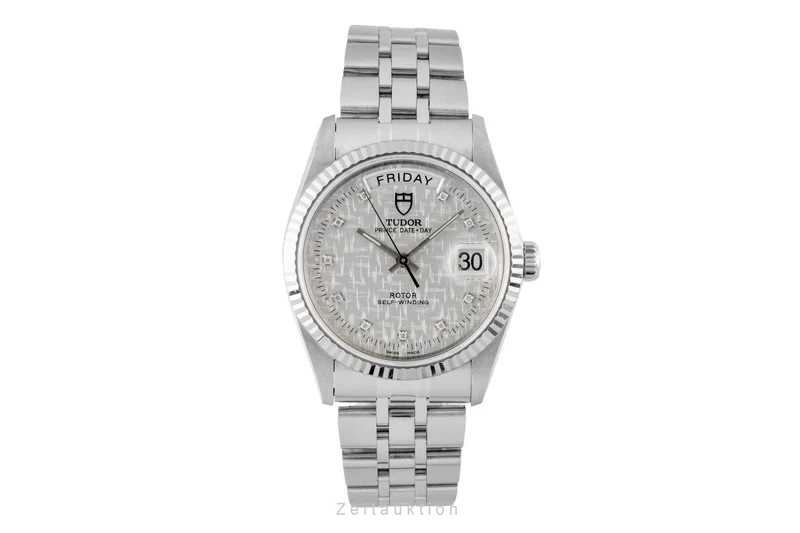 Tudor Date-Day steel / gold automatic men's watch 76214 [2601121]