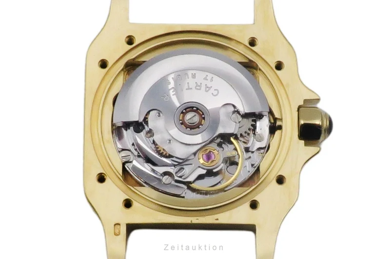 Cartier Santos 18 ct gold automatic women's watch 0901 [2600745]