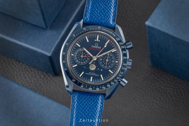 Omega Speedmaster Moonwatch chronograph ceramic automatic men's watch 304.93.44.52.03.001 LP: 15200EUR [2600736]