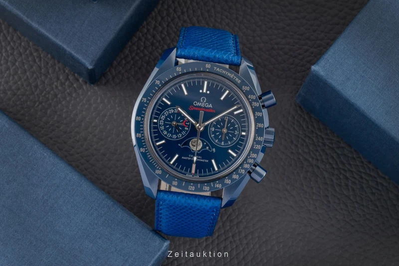 Omega Speedmaster Moonwatch chronograph ceramic automatic men's watch 304.93.44.52.03.001 LP: 15200EUR [2600736]
