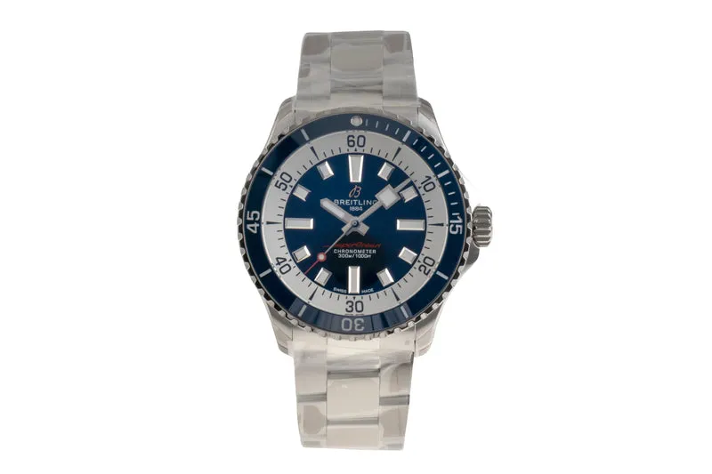 Breitling Superocean steel automatic men's watch A17375E71C1A1 LP: 5650EUR [2601338]