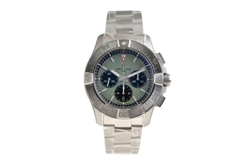 Breitling Avenger chronograph steel automatic men's watch AB0147101L1A1 LP: 7200EUR [2601330]